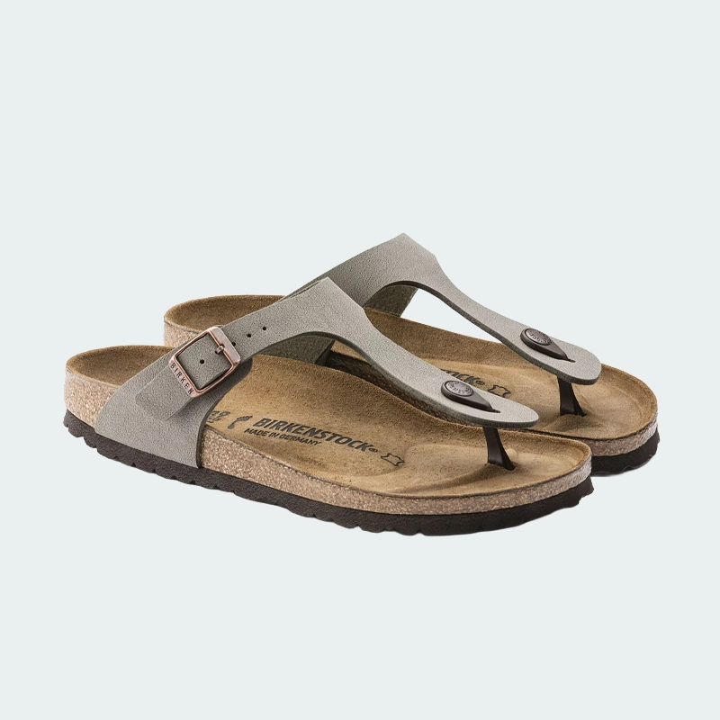 Birkenstock Gizeh Birko Flor Stone Regular 43391