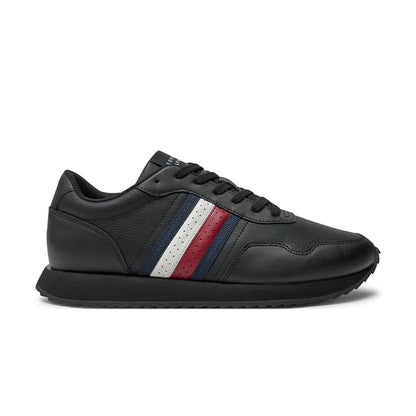Sneakers-Tommy-Evo-Mix-Cuir-noir-FM0FM05121BDS
