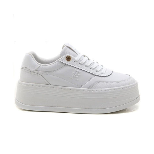 Tommy-Platform-Lux-Court-Sneaker-Blanc-FW0FW08379-YBS