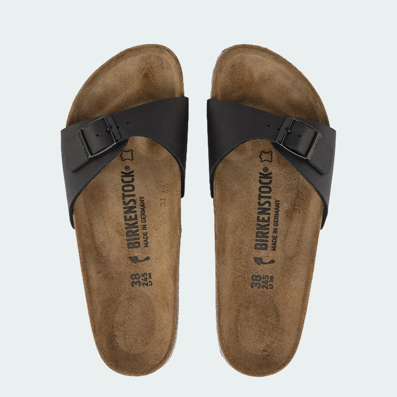 Brikentsock Madrid Birko Flor Black Regular 40793