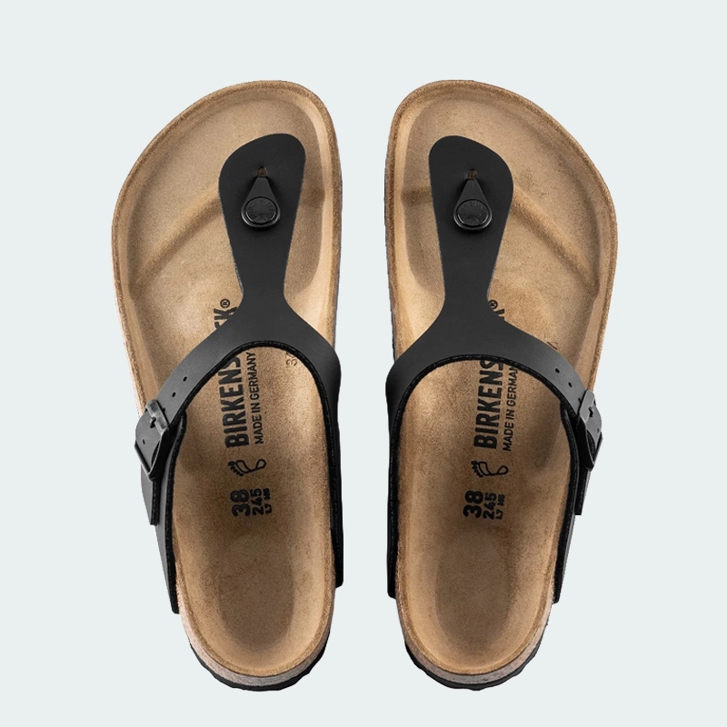 Birkenstock Gizeh Birko Flor Black Regular 43691