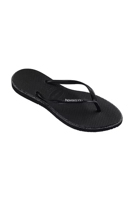 Sandal SLIM POINT GLITTER BLACK/BLACK